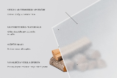 Sklo pod krb Okrúhle polotransparentné