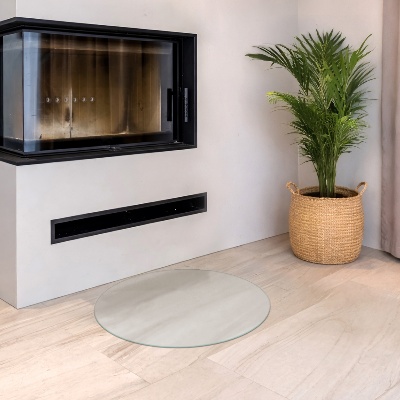 Sklo pod krb Okrúhle polotransparentné