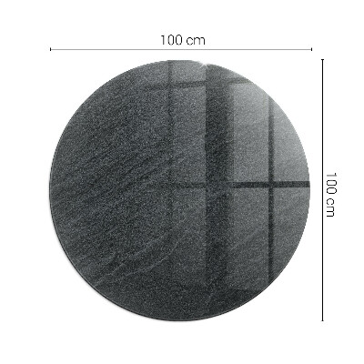 Okrúhla podložka pod krb Vzor z prírodného kameňa