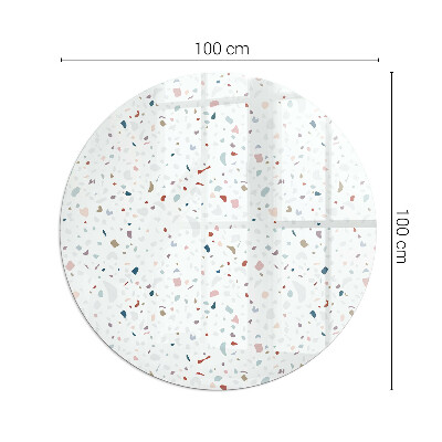 Sklenená podložka pod krb Miniatúrne tvary