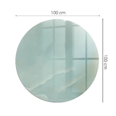 Okrúhla podložka pod krb Mramorový motív v jemných tónoch