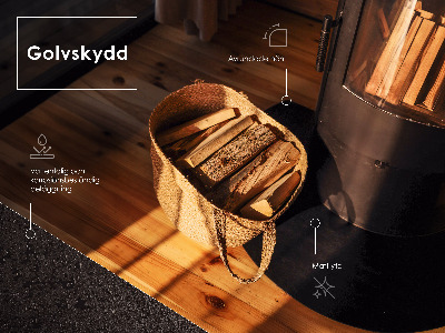 Podložka pod krb v čiernom plechu, obdĺžnikového tvaru