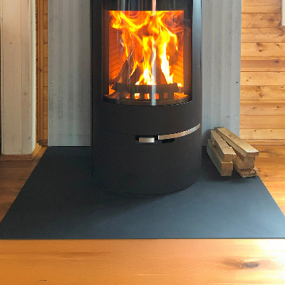 Podložka pod krb v čiernom plechu, obdĺžnikového tvaru