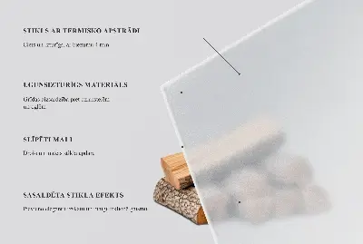 Obdĺžniková polopriesvitná podložka pod kachle
