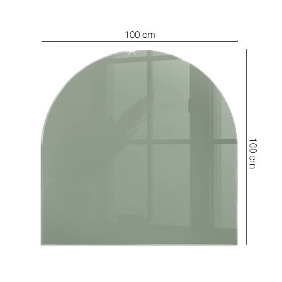 podložka pod krbové kachle Farba šedo-zelená