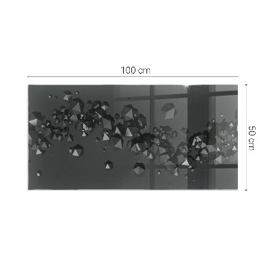 Podložka pod kachle Abstraktný oblak pevných látok