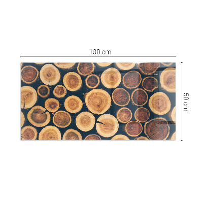 Podložka pod kachle Krabička s rezaným drevom