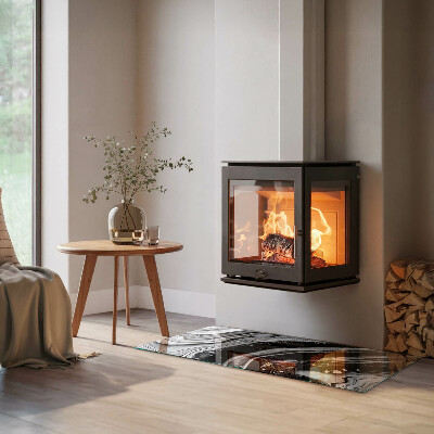 Podložka pod kachle Abstraktné vlny a čiary