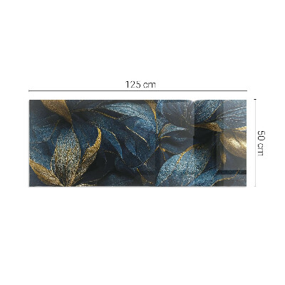 Podložka pod kachle Elegantné listy v textúre