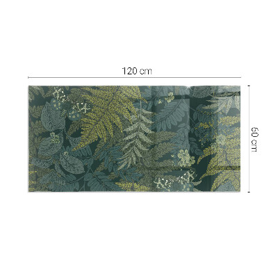 Podložka pod kachle Rastlinné motívy s motýľmi