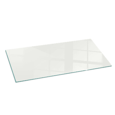 Obdĺžnikové sklo pod krb Farba Ivory