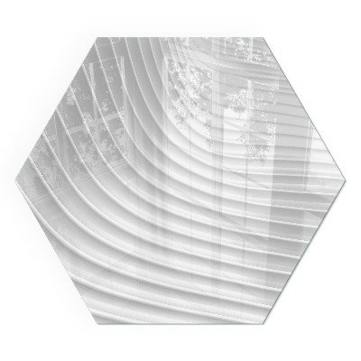 Nehorľavá podložka pred krb Vlny sofistikovaných vzorov