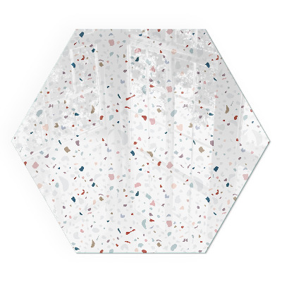 Nehorľavá podložka pred krb Mikrotvary v jemnej harmónii