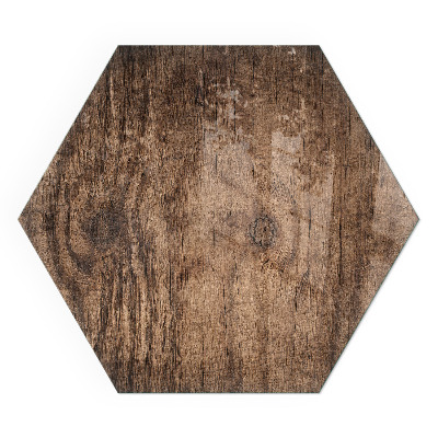 Sklenená podložka pod krb Drevo v prírodnom štýle