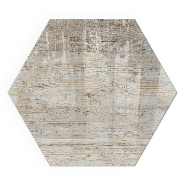 Sklenená podložka pod krb Jemná textúra svetlého dreva