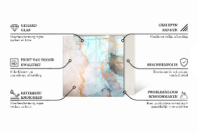 Šesťuholníková podložka pod krb Abstraktný dizajn vo formách
