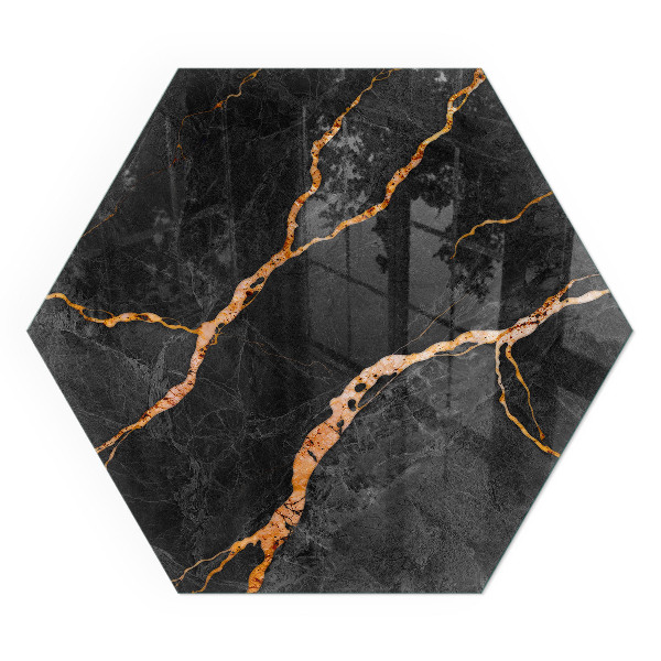 Sklenená podložka pod krb Klasický mramor s jemným žilkovaním