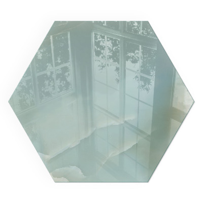 Sklenená podložka pod krb Elegantný mramorový motív