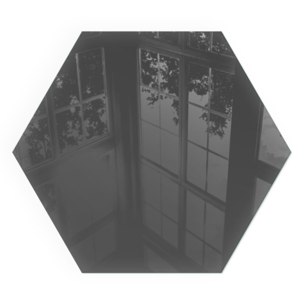 Šesťuholníková podložka pod krb Farba: Šedohnedá