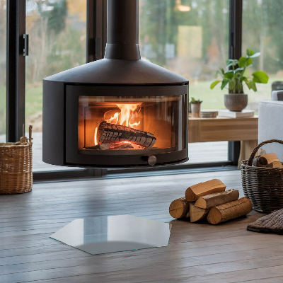 Nehorľavá podložka pred krb Farba sivá