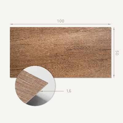 Obdĺžnikový stenový panel Prirodzený vzor štruktúry dreva