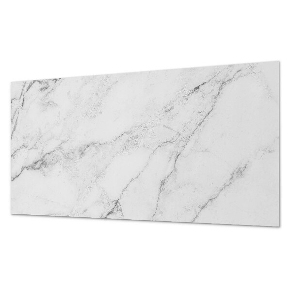 Samolepiaci panel na stenu Mramorový vzor v bielej elegancii