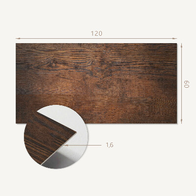 Obdĺžnikový stenový panel Autentický vzor dreva