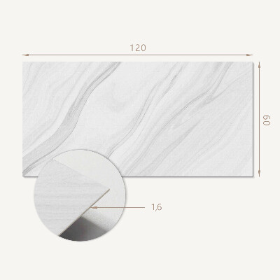 Samolepiaci panel na stenu Mramorové vlny v elegantnom štýle