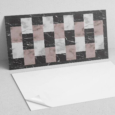 Obdĺžnikový panel na stenu Motív mramorovej dlaždice