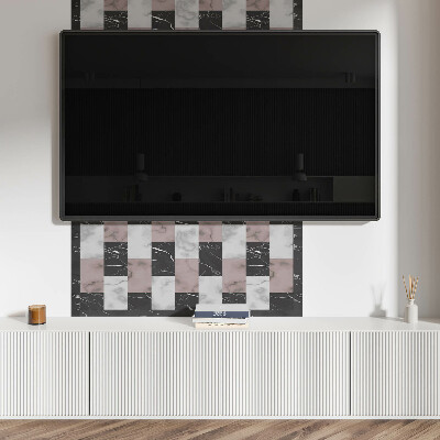 Obdĺžnikový panel na stenu Motív mramorovej dlaždice