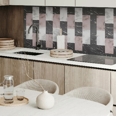 Obdĺžnikový panel na stenu Motív mramorovej dlaždice