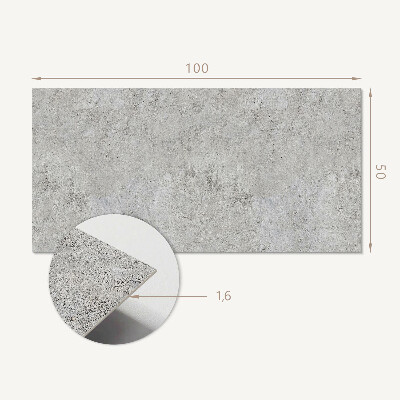 Obdĺžnikový panel na stenu Vzor zo surového betónu