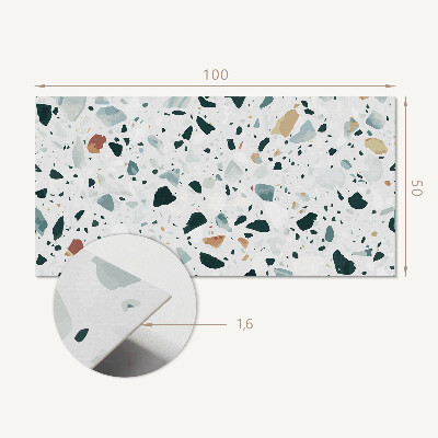 Obdĺžnikový stenový panel Kamenný motív s jemnými akcentmi