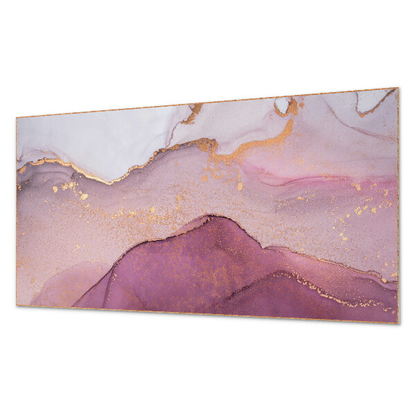 Obdĺžnikový panel na stenu Abstraktná krajina so zvlnenými formami