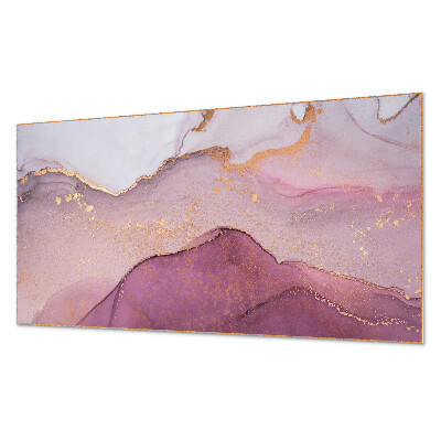 Obdĺžnikový panel na stenu Abstraktná krajina so zvlnenými formami