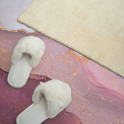 Obdĺžnikový panel na stenu Abstraktná krajina so zvlnenými formami