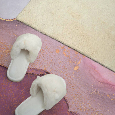 Obdĺžnikový panel na stenu Abstraktná krajina so zvlnenými formami