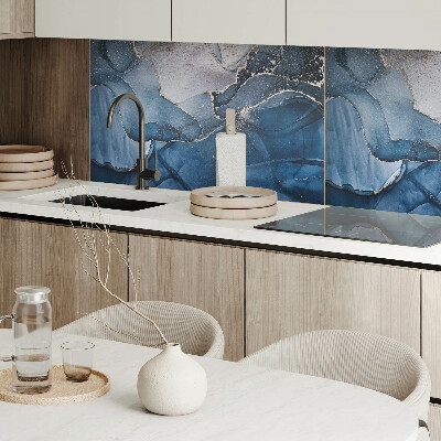 Obdĺžnikový stenový panel Vlnité abstraktné tvary