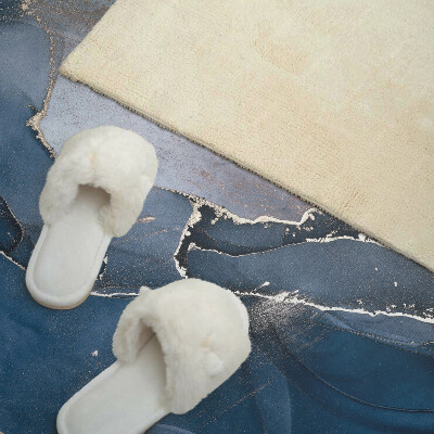 Obdĺžnikový stenový panel Vlnité abstraktné tvary