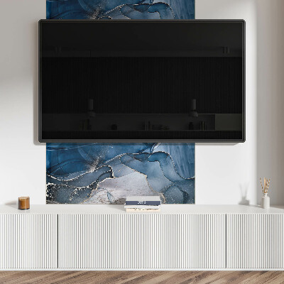 Obdĺžnikový stenový panel Vlnité abstraktné tvary