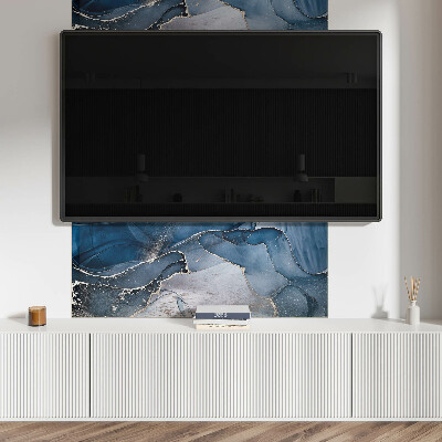 Obdĺžnikový stenový panel Vlnité abstraktné tvary