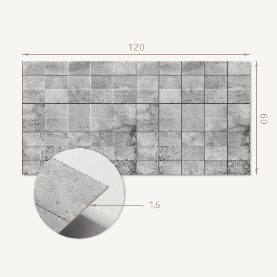 Samolepiaci panel na stenu Dlaždice so vzorom kameňa