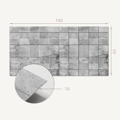 Samolepiaci panel na stenu Dlaždice so vzorom kameňa