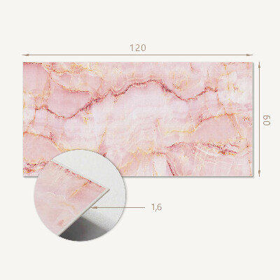 Obdĺžnikový panel na stenu Mramor sa vlní v harmonickom tanci