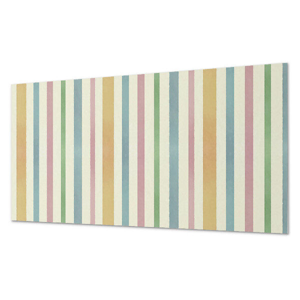 Obdĺžnikový stenový panel Farebné vertikálne pruhy