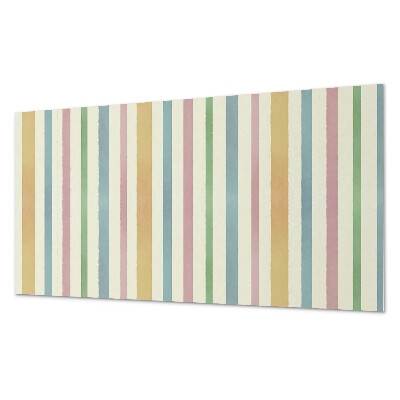Obdĺžnikový stenový panel Farebné vertikálne pruhy