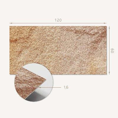 Obdĺžnikový panel na stenu Vzor z prírodného kameňa