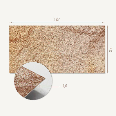 Obdĺžnikový panel na stenu Vzor z prírodného kameňa