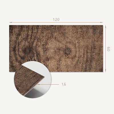 Obdĺžnikový stenový panel Vzor prírodného dreva