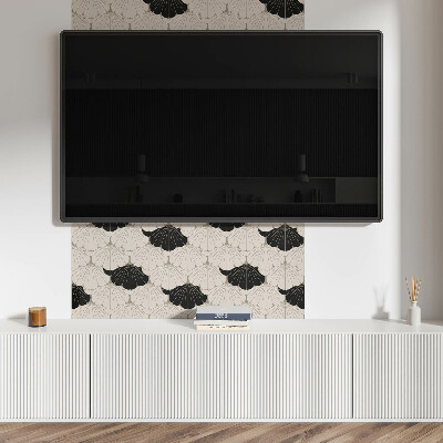 Samolepiaci panel na stenu Elegantný listový motív